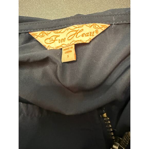 Navy All weather womens jacket w/hood - Picture 4 of 4